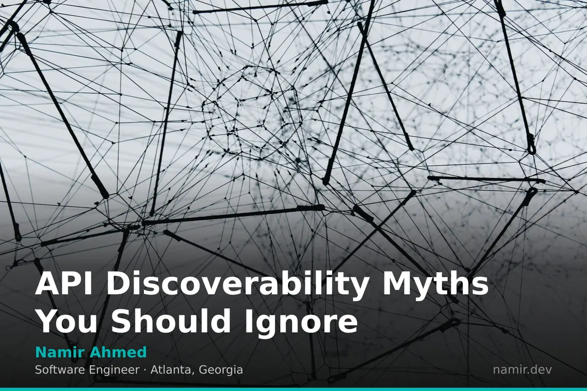 Network nodes connection for an article by Atlanta based Software Engineer, Namir Ahmed.