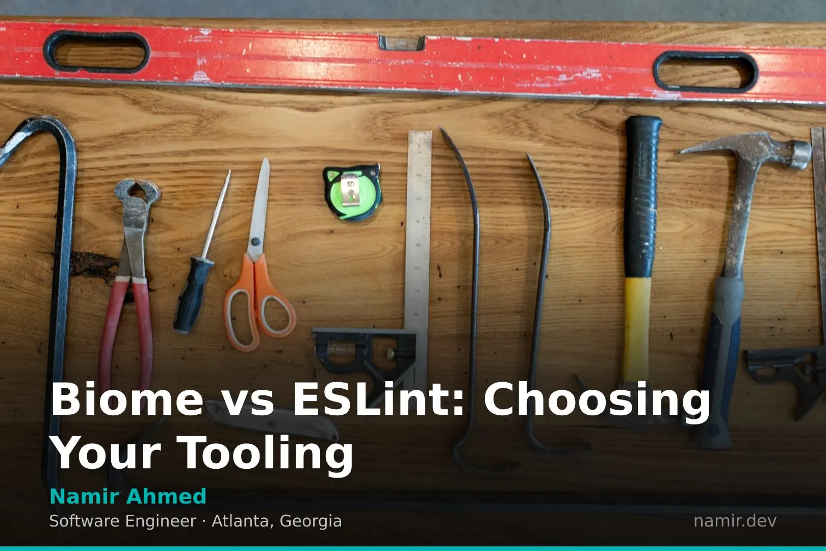 Clean terminal output for an article by Atlanta based Software Engineer, Namir Ahmed.