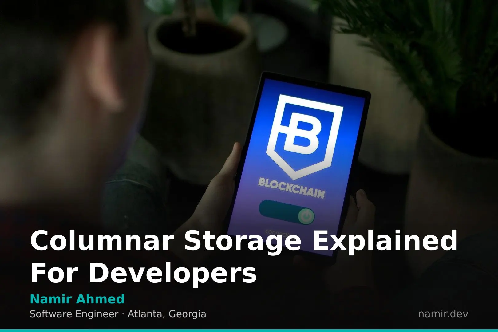 Columnar storage diagram for an article by Atlanta based Software Engineer, Namir Ahmed.
