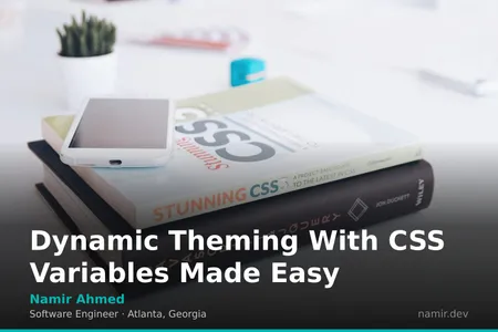 CSS Variables icon for an article by Atlanta based Software Engineer, Namir Ahmed.