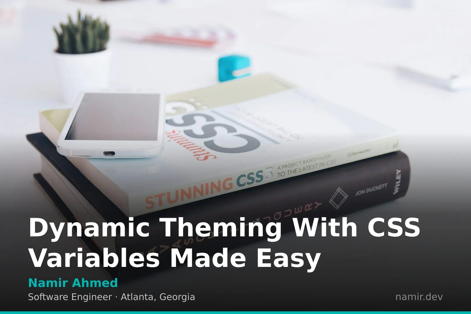 CSS Variables icon for an article by Atlanta based Software Engineer, Namir Ahmed.