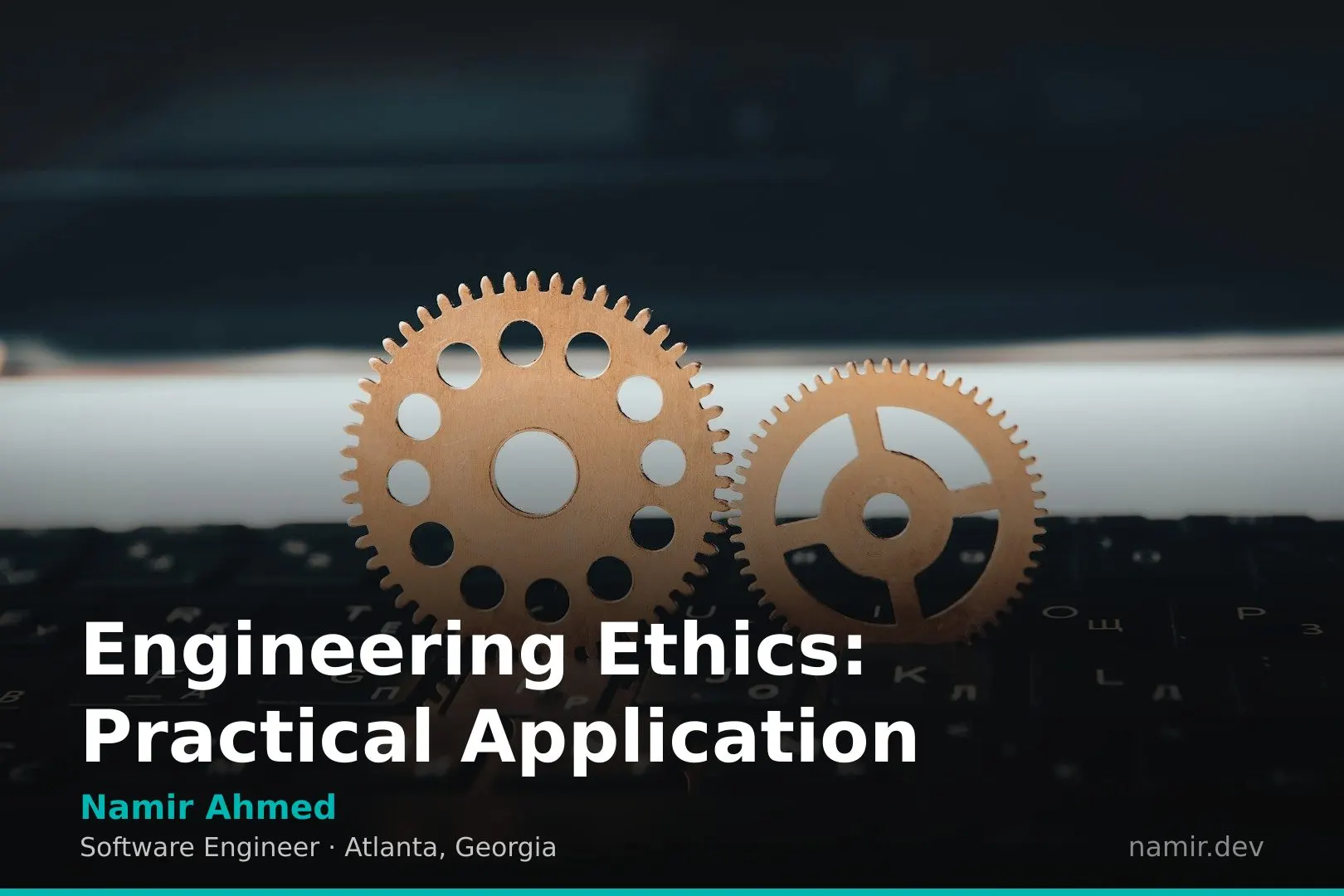 Abstract representation of ethical choices in technology for an article by Atlanta based Software Engineer, Namir Ahmed.