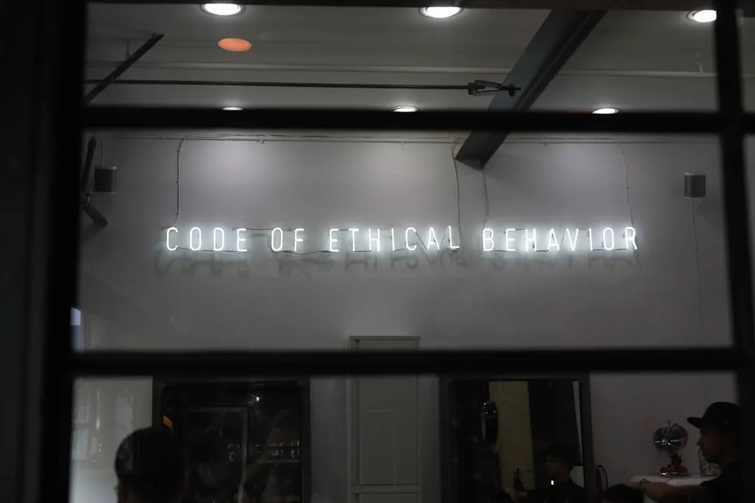 Abstract representation of ethical choices in technology for an article by Atlanta based Software Engineer, Namir Ahmed.