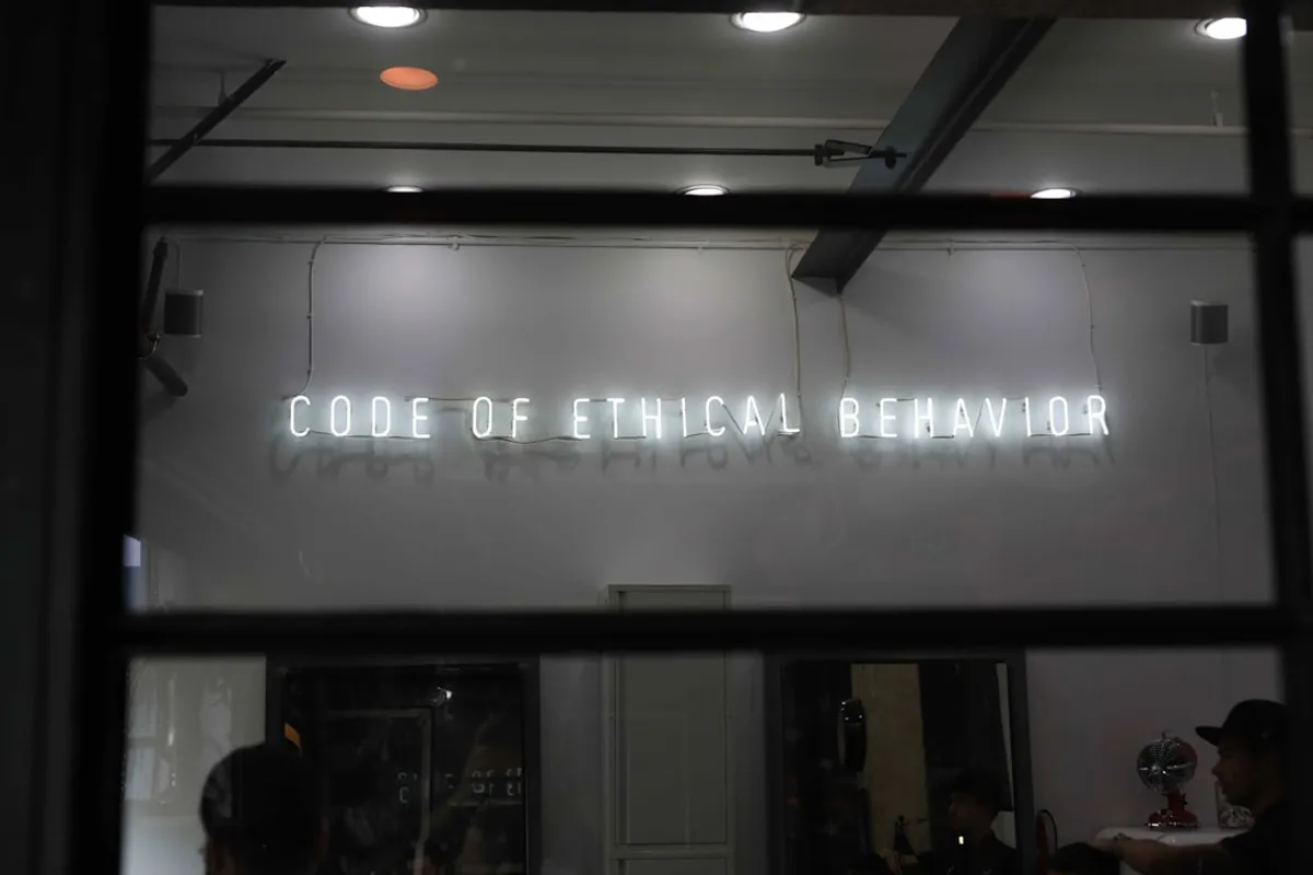Abstract representation of ethical choices in technology for an article by Atlanta based Software Engineer, Namir Ahmed.
