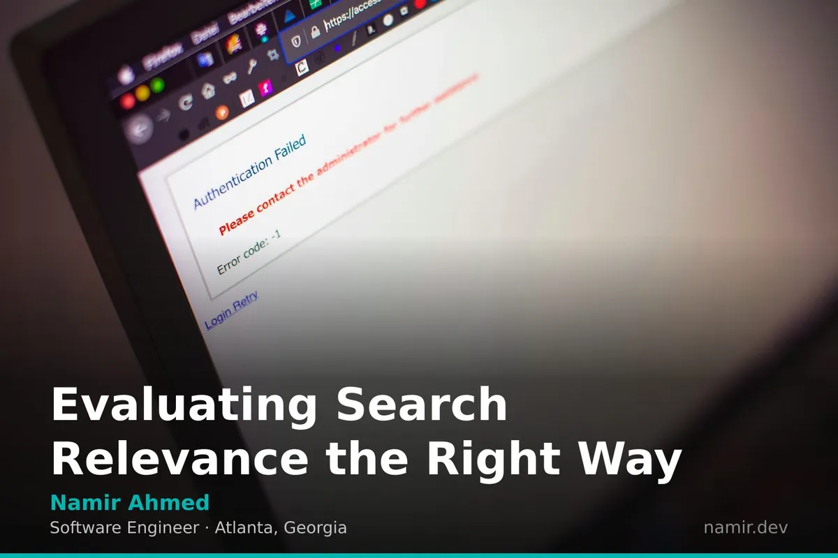Search data visualization for an article by Atlanta based Software Engineer, Namir Ahmed.