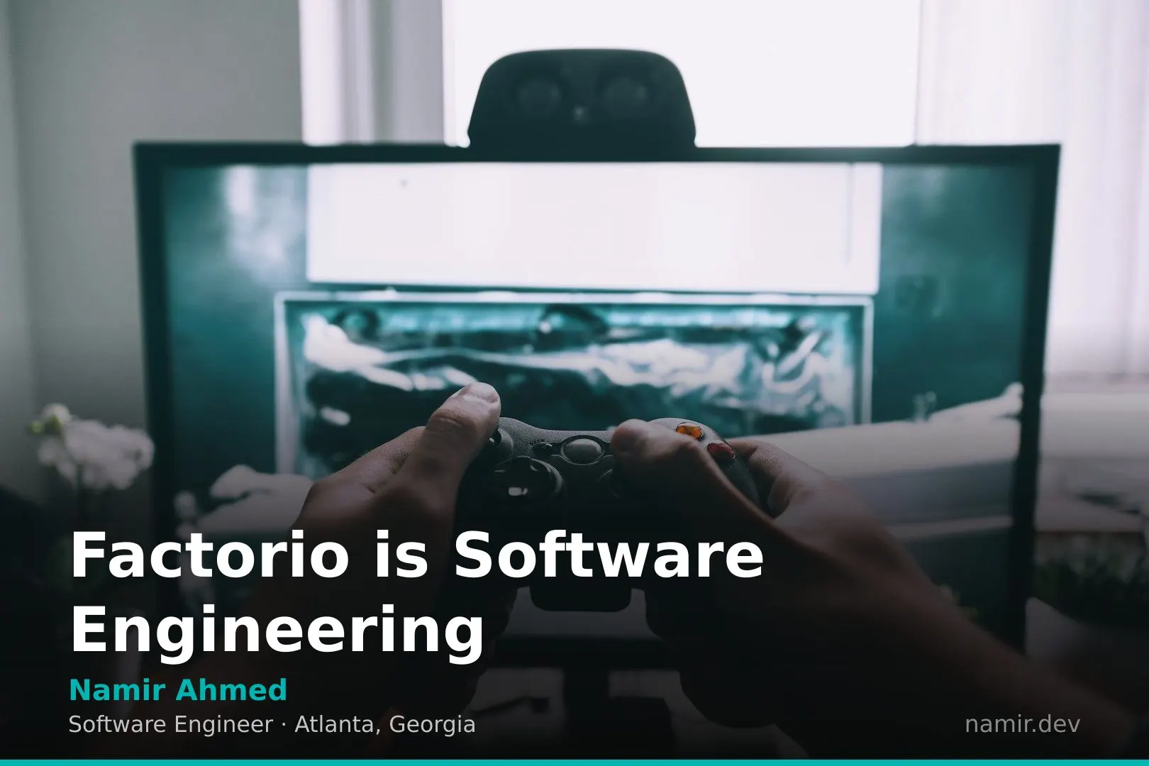 Automated factory production line for an article by Atlanta based Software Engineer, Namir Ahmed.