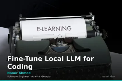 Code snippets and LLM architecture diagram for an article by Atlanta based Software Engineer, Namir Ahmed