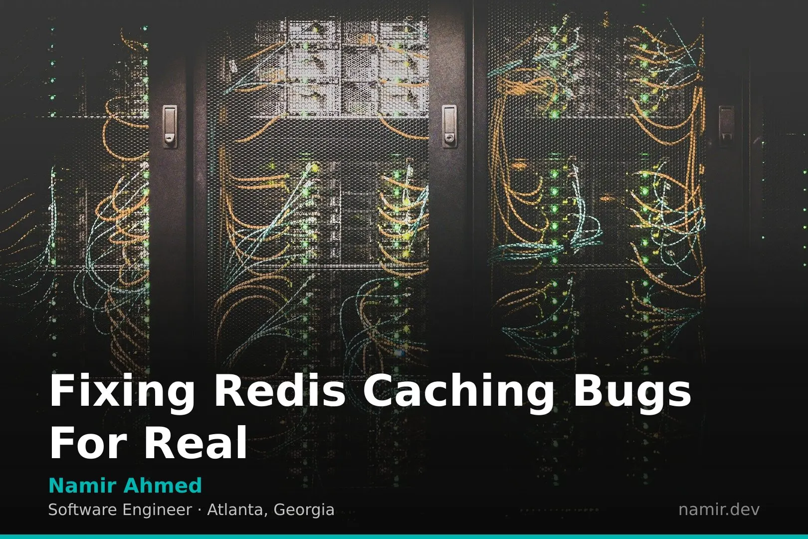High performance server rack for an article by Atlanta based Software Engineer, Namir Ahmed.