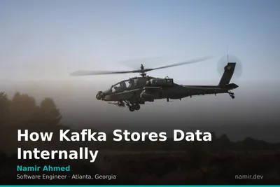 Kafka log files storage for an article by Atlanta based Software Engineer, Namir Ahmed.