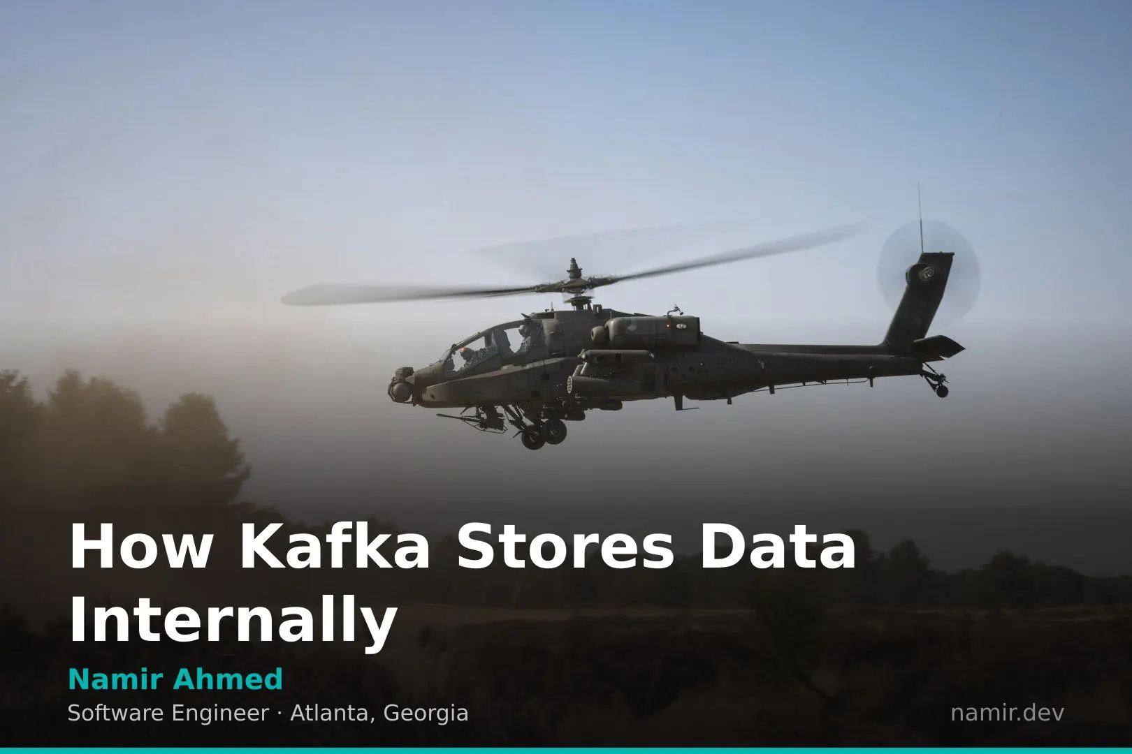 Kafka log files storage for an article by Atlanta based Software Engineer, Namir Ahmed.