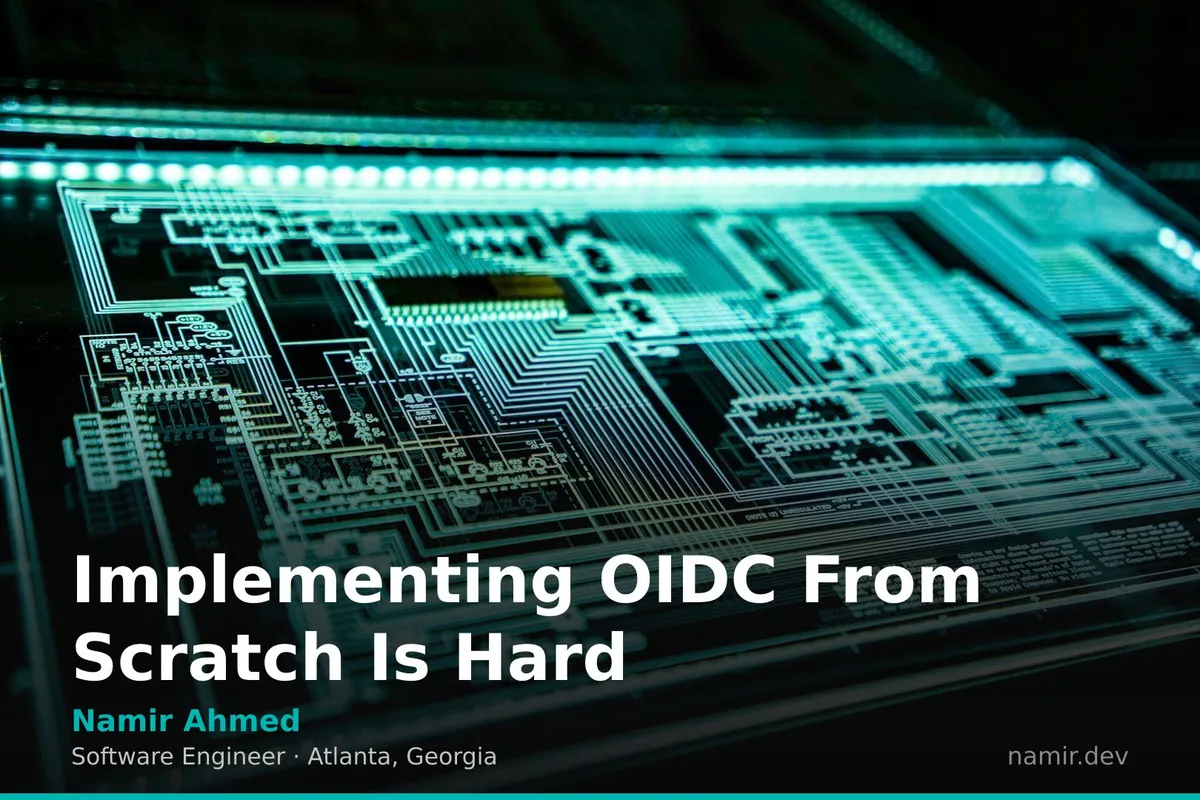 Abstract network security concept for an article by Atlanta based Software Engineer, Namir Ahmed.