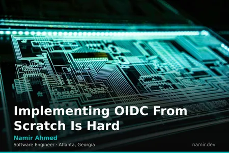 Abstract network security concept for an article by Atlanta based Software Engineer, Namir Ahmed.
