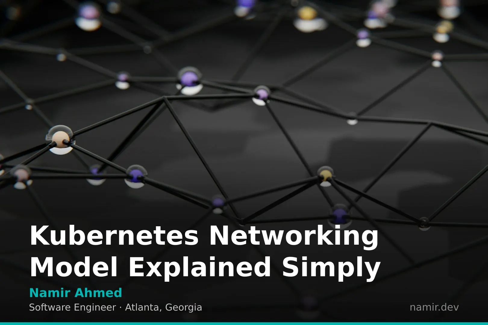 Kubernetes Pods and Services network diagram for an article by Atlanta based Software Engineer, Namir Ahmed.