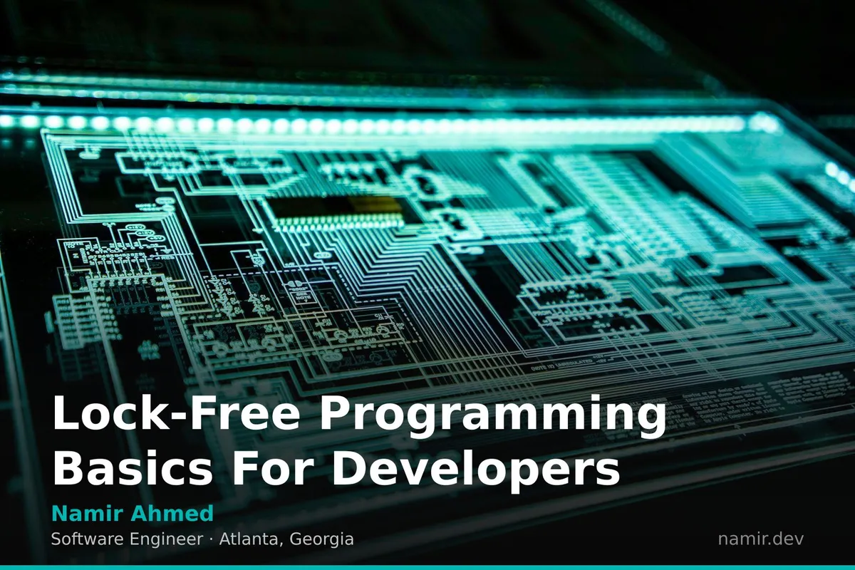 Abstract circuits for an article by Atlanta based Software Engineer, Namir Ahmed.