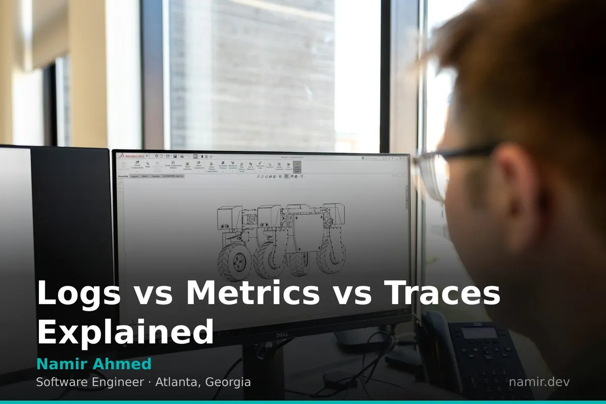 Code debugging illustration for an article by Atlanta based Software Engineer, Namir Ahmed.