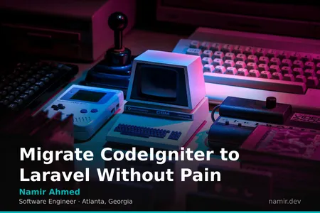 Retro circuit board for an article by Atlanta based Software Engineer, Namir Ahmed.
