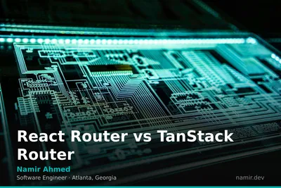 Abstract network architecture for an article by Atlanta based Software Engineer, Namir Ahmed.