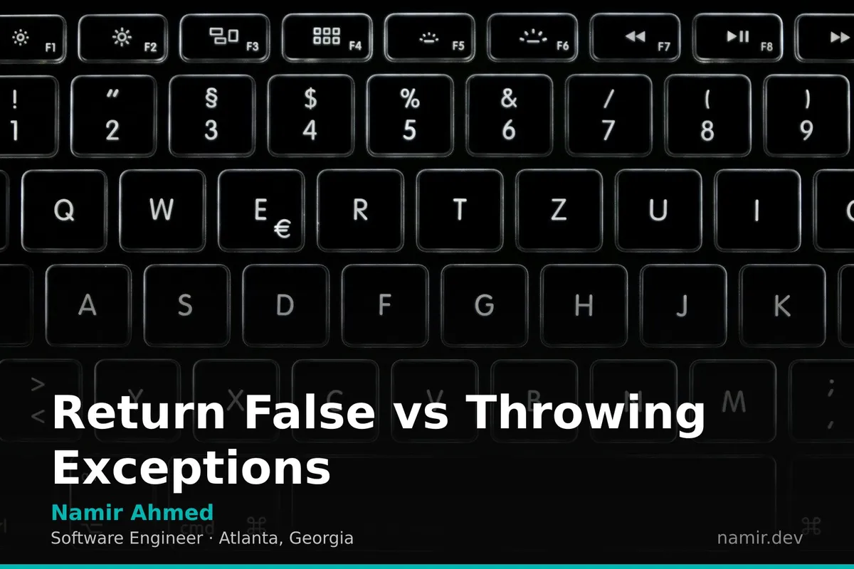 Clean code on a monitor for an article by Atlanta based Software Engineer, Namir Ahmed.