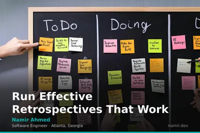 Team brainstorming session for an article by Atlanta based Software Engineer, Namir Ahmed.
