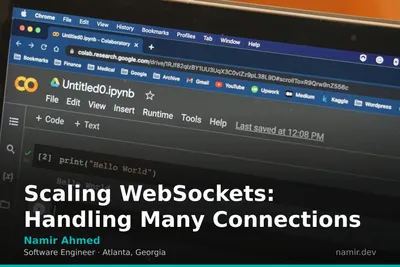 Server rack infrastructure for an article by Atlanta based Software Engineer, Namir Ahmed.