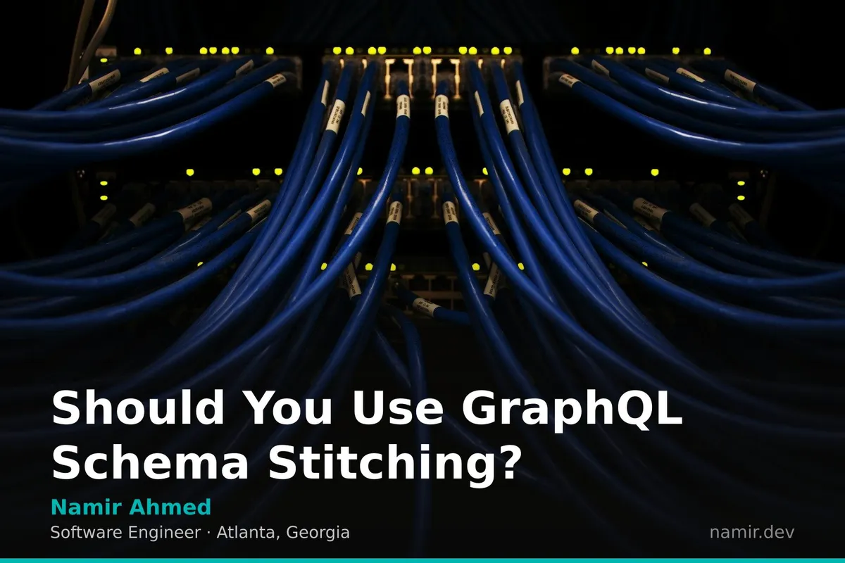 Network cables connecting multiple servers for an article by Atlanta based Software Engineer, Namir Ahmed.