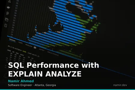 SQL query plan visualization for an article by Atlanta based Software Engineer, Namir Ahmed.