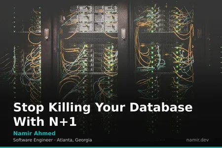 Database server racks for an article by Atlanta based Software Engineer, Namir Ahmed.