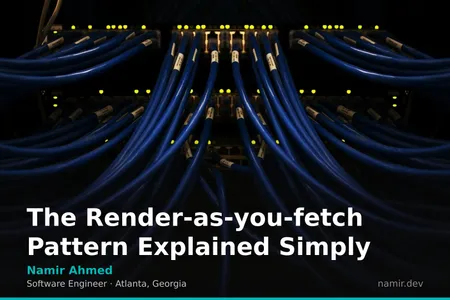 Network cables connecting to a server rack for an article by Atlanta based Software Engineer, Namir Ahmed.