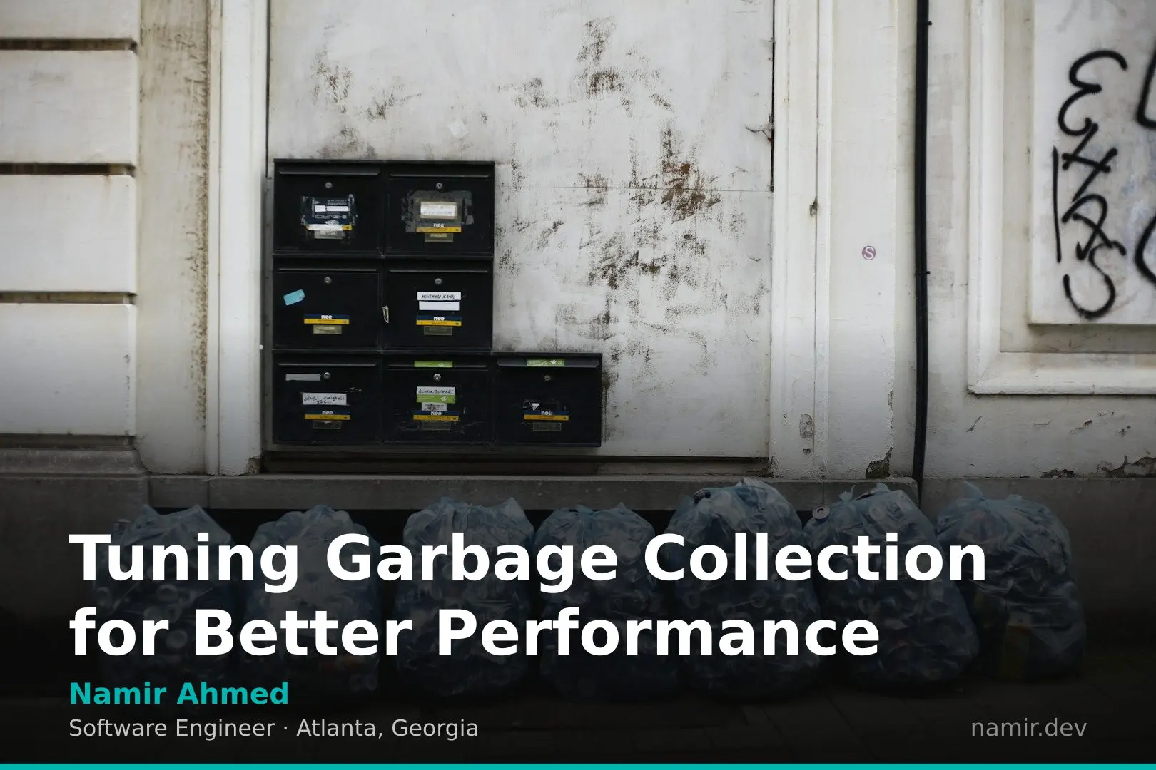 Garbage collection concept illustration for an article by Atlanta based Software Engineer, Namir Ahmed