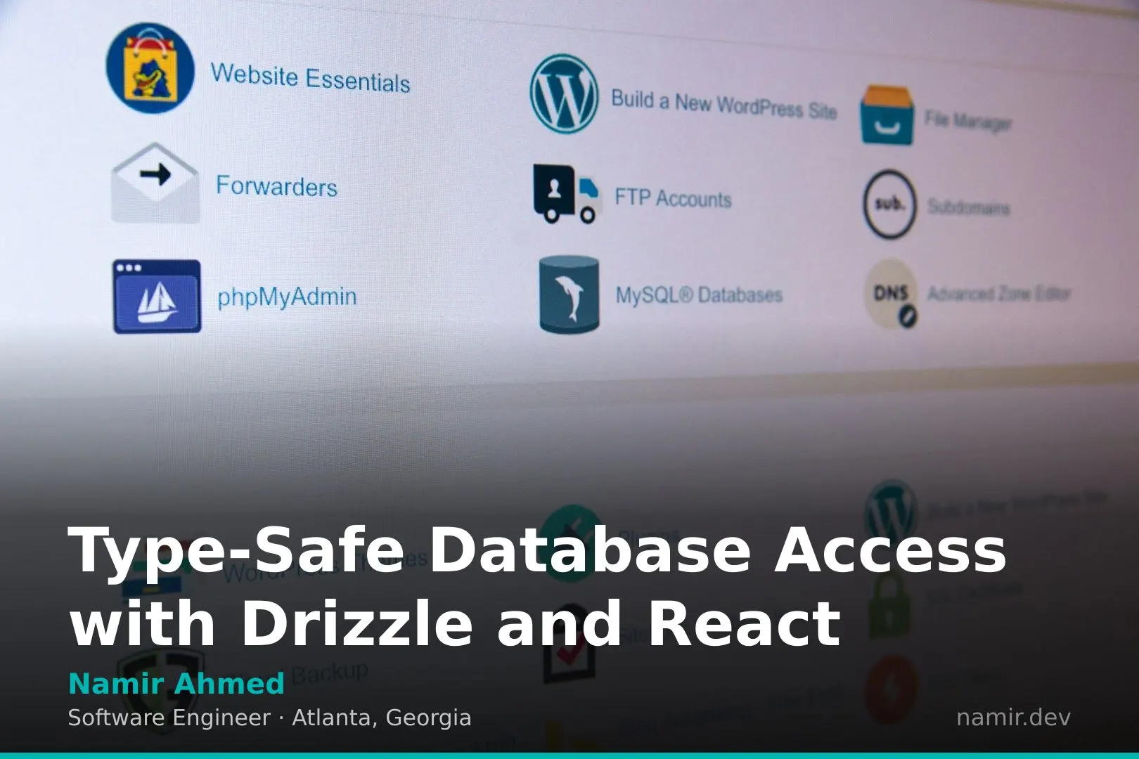 TypeORM diagram for an article by Atlanta based Software Engineer, Namir Ahmed.