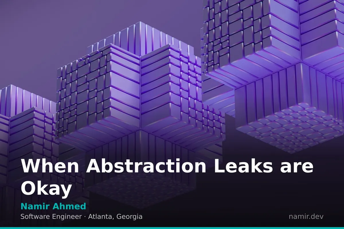 Abstract code patterns for an article by Atlanta based Software Engineer, Namir Ahmed.