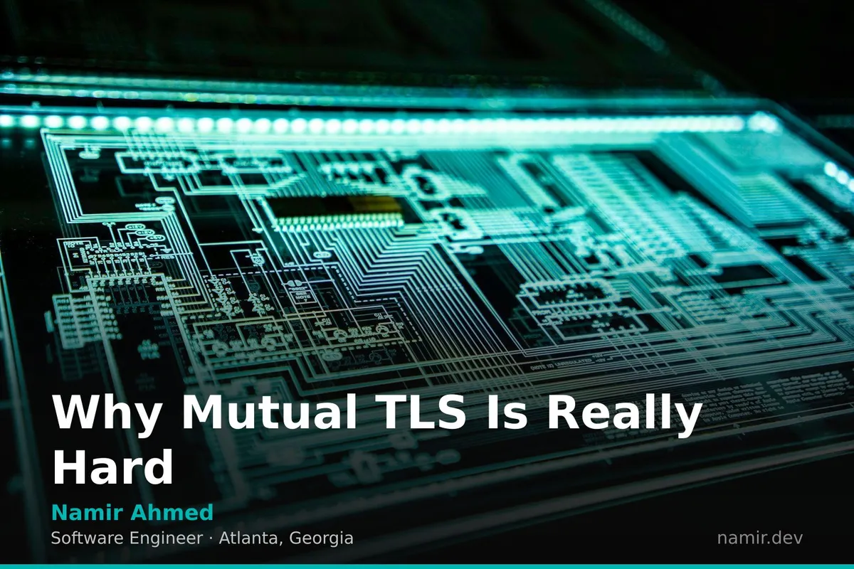 Network security abstract nodes for an article by Atlanta based Software Engineer, Namir Ahmed.