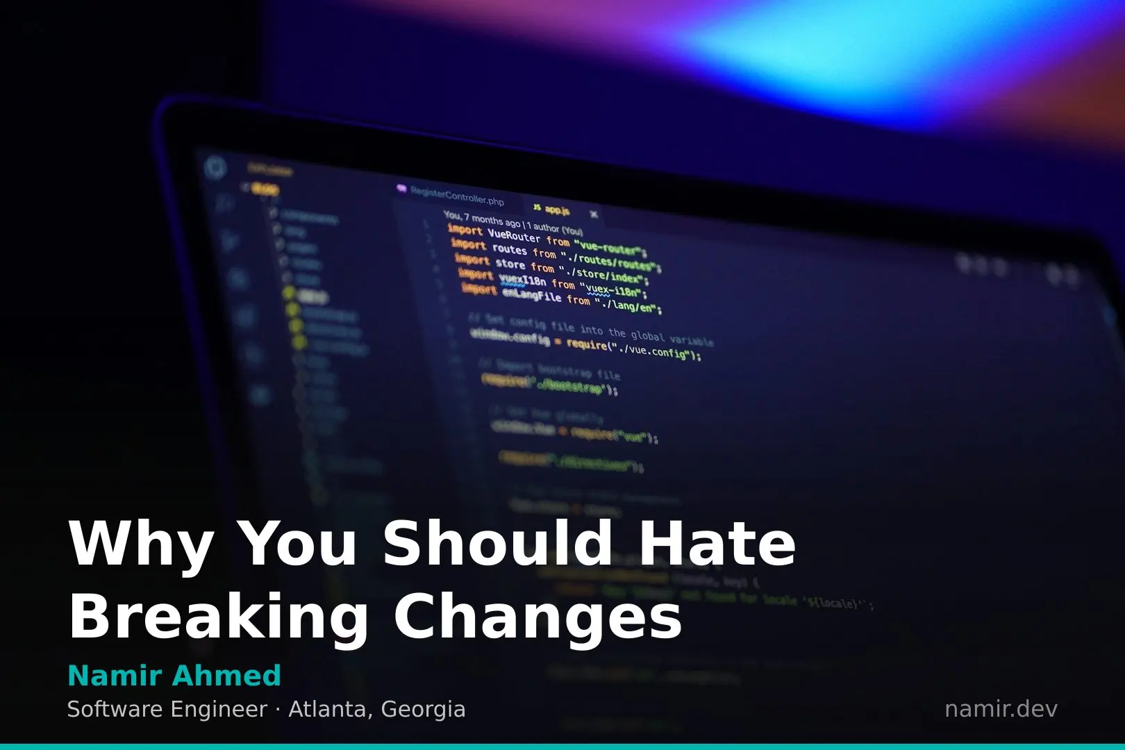 Automated testing dashboard for an article by Atlanta based Software Engineer, Namir Ahmed.